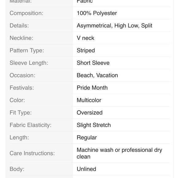 Striped Knit Cover-Up Dress - Picture 4 of 6